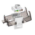 Nexa UTP keystone jack 180° Toolless-White | NX-KJ6A-U-WH