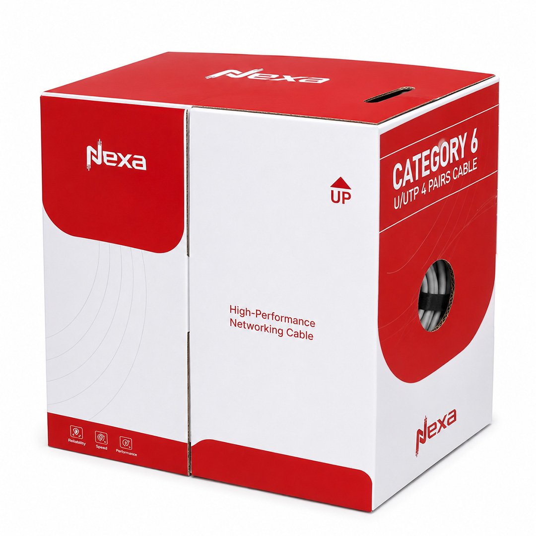 Nexa Cat.6 UTP Cable Solid Wire 0.57mm 23AWG 2 Nexa Cat.6 UTP Cable Solid Wire 0.57mm 23AWG - Image 1